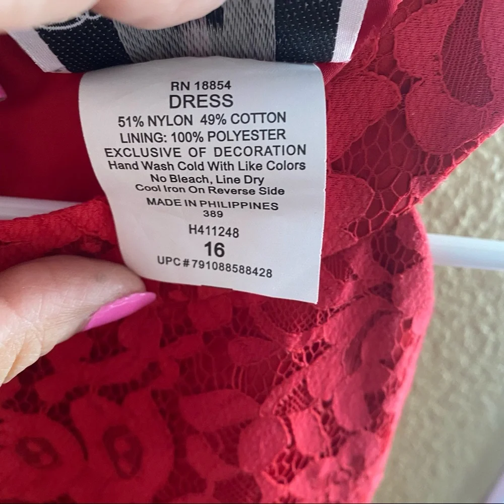 Rare Editions girls lace and tule party dress EUC - Picture 6 of 7